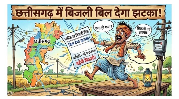 छत्तीसगढ़ में 1 जुलाई से बिजली बिल को लेकर होगा बड़ा बदलाव, घरेलू उपभोक्ताओं को झटका; बस लेट पेमेंट में मिलेगी राहत